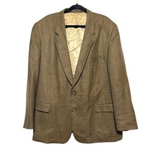 John Clarendon Vintage Lambswool Blazer Men Size 50L Dark Academia Heritage